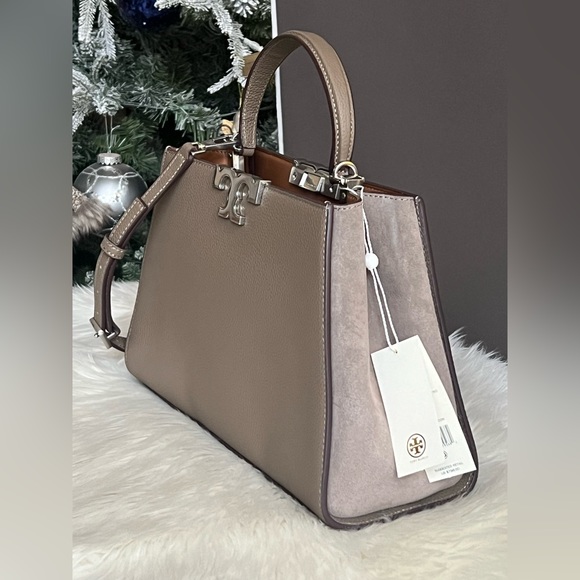 💰SOLD - 153215 - Tory Burch Eleanor Pebbled Satchel - Picture 6 of 12